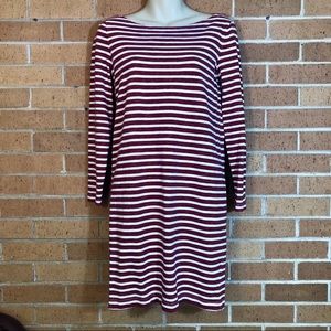 Gap size XS striped Dress red white
